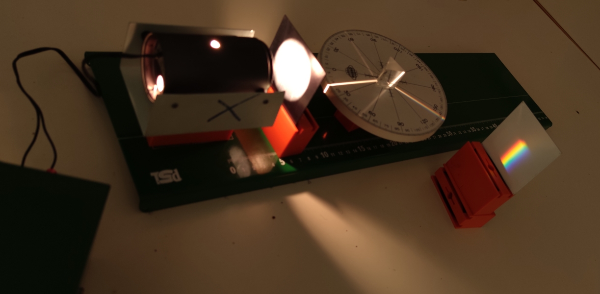 Descomposición de la luz blanca