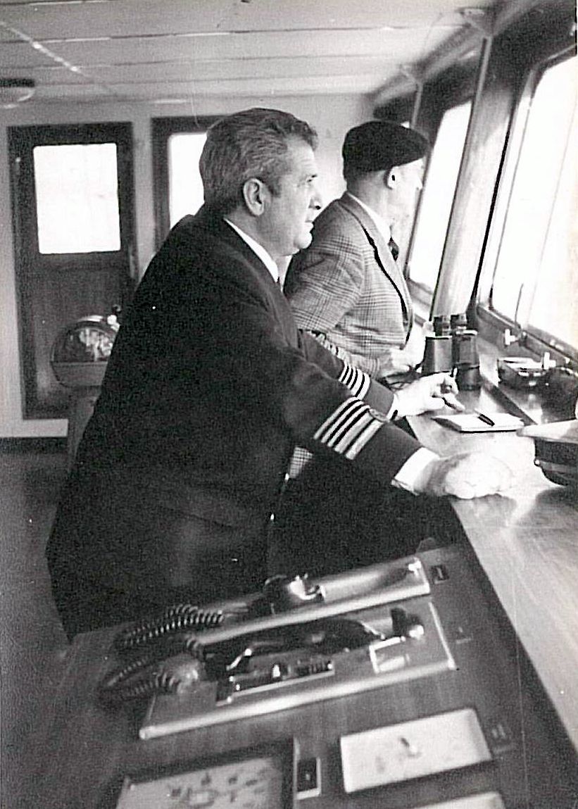 Imanol Elortegui en el AEGIS Progress en 1971